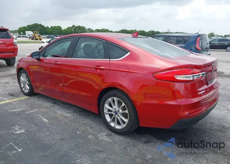 2020 Ford Fusion Se из США, поврежденный, VIN 3FA6P0HDXLR160183